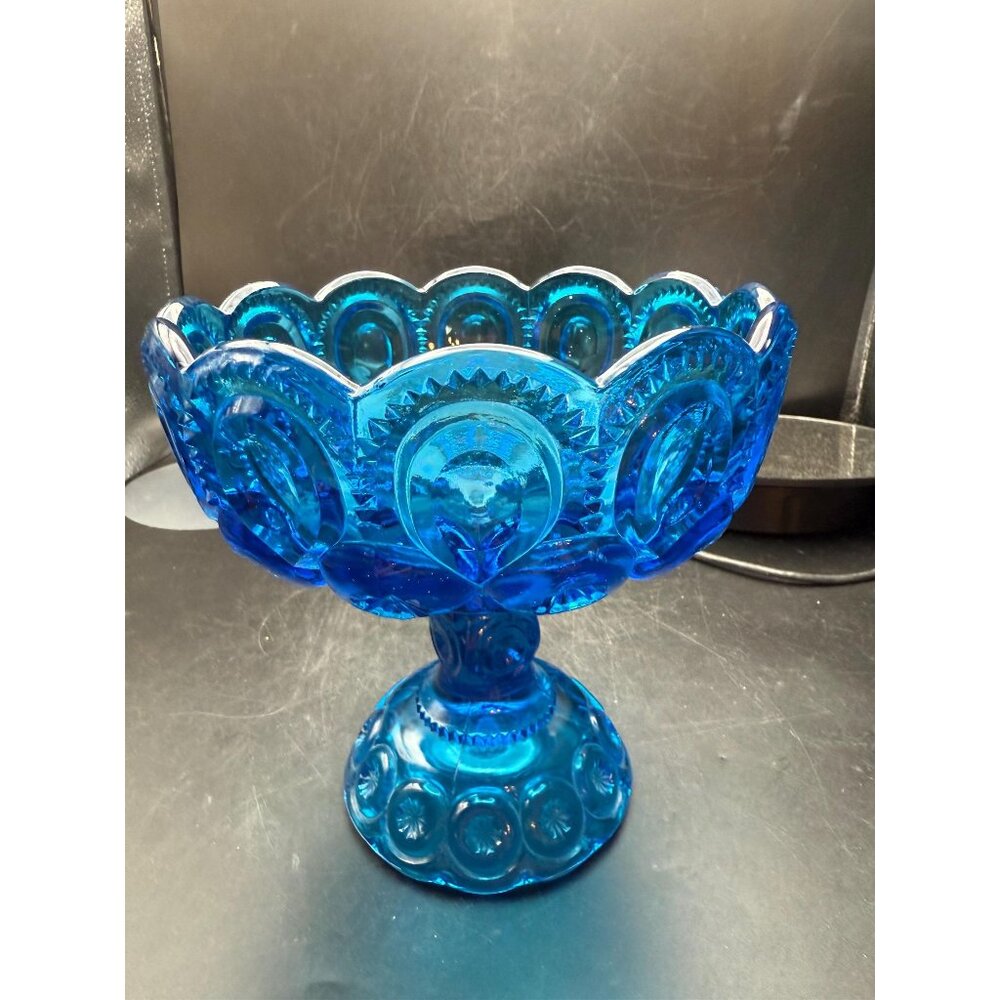 Moon N Star Colonial Blue Compote without a Lid